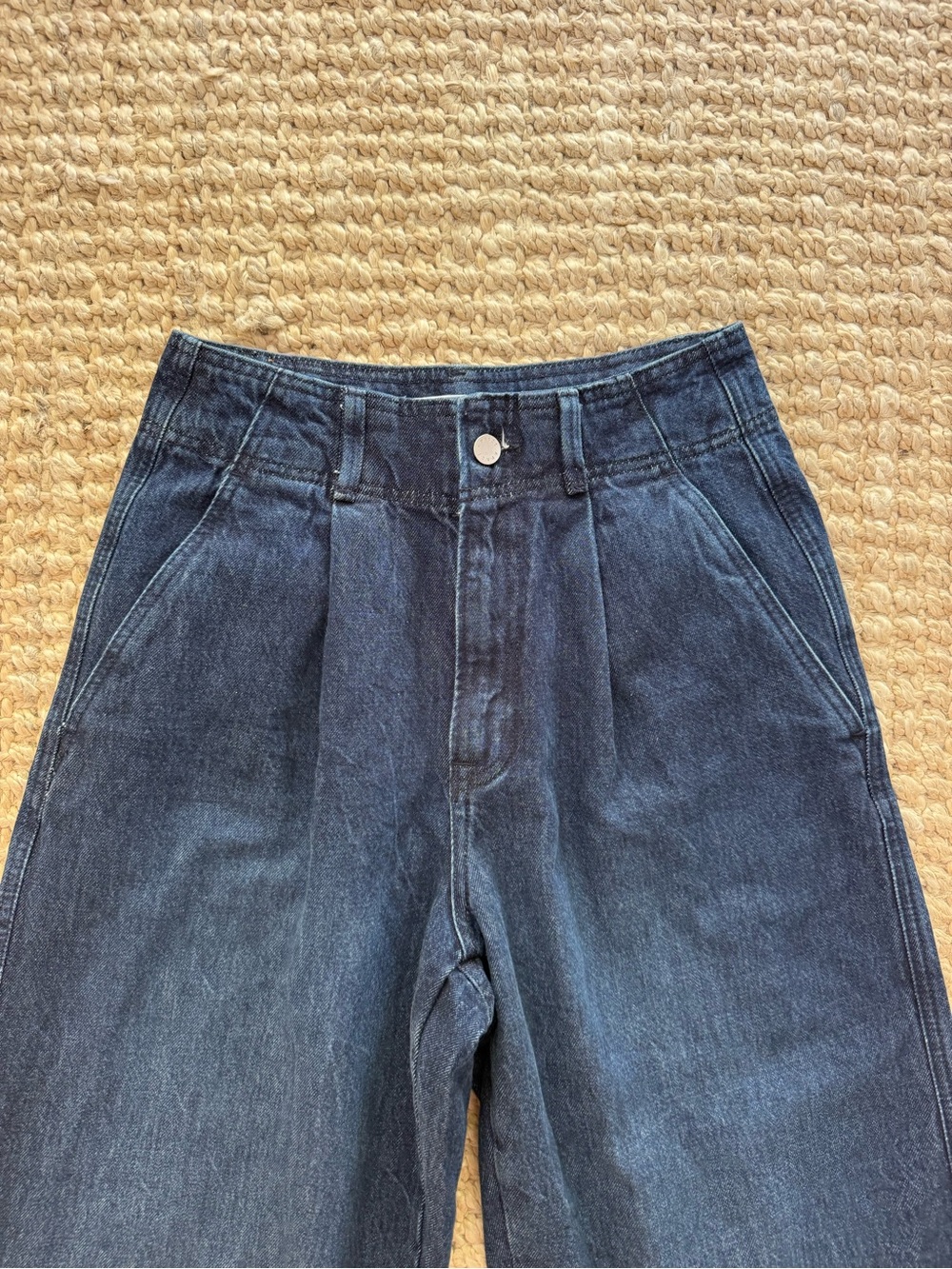 NWOT Apiece Apart Bari Jean Delta Wash Barrel Jeans High Waist Cotton Size 25 - Picture 4 of 10
